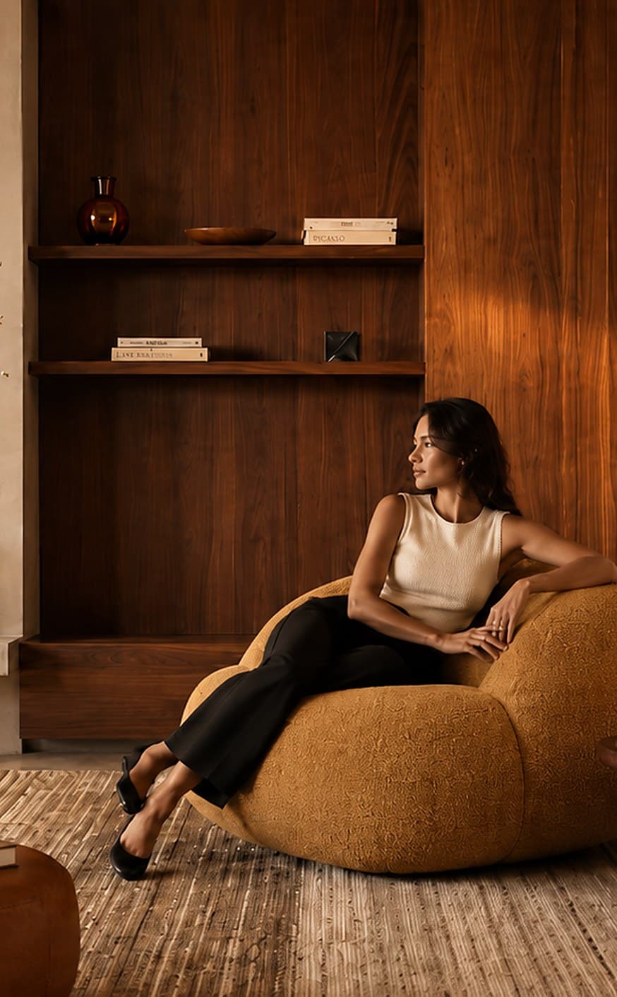 Interior designed with materials from Collection